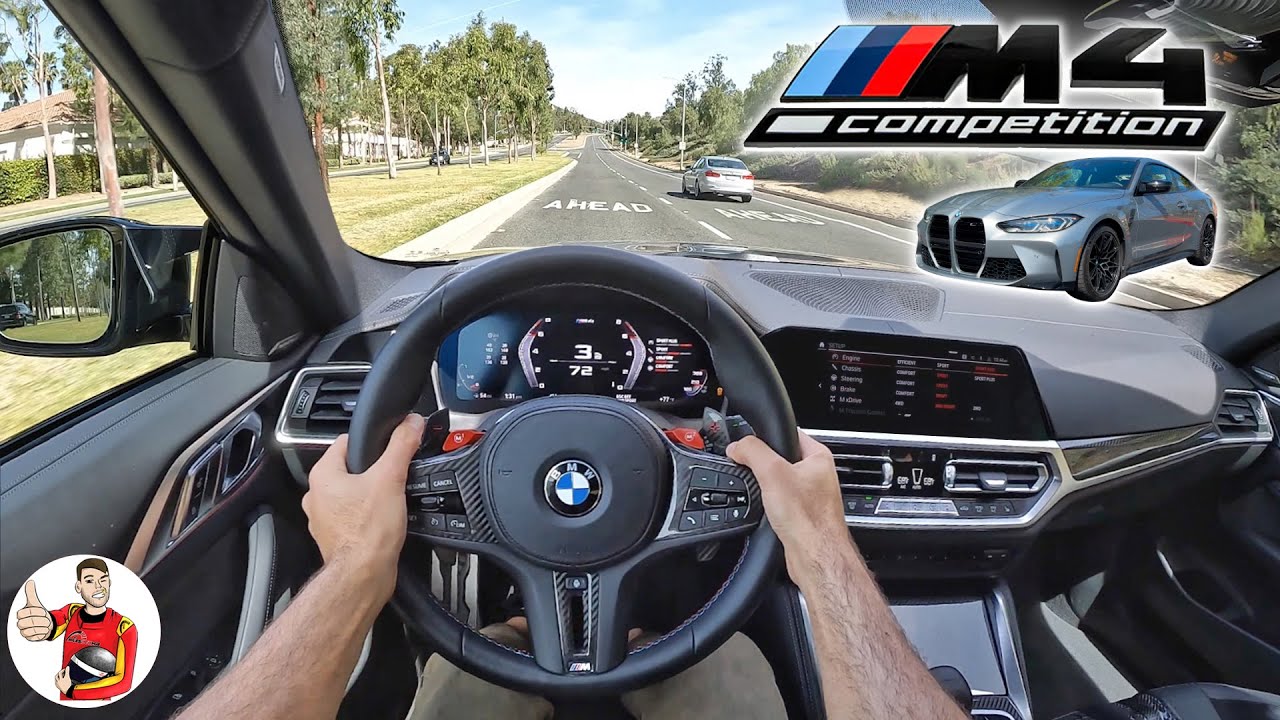 The 2022 BMW M4 Competition xDrive is the Best of RWD + AWD in One (POV Drive Review)