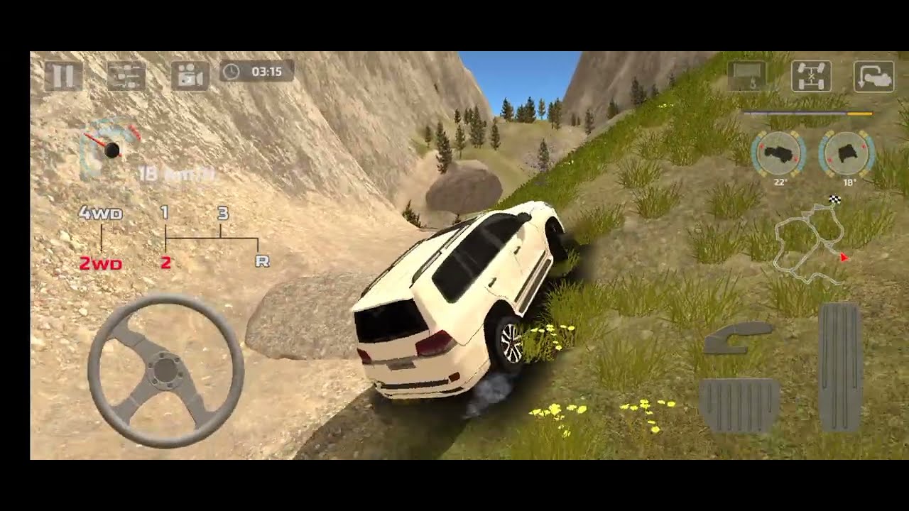 4x4 Offroad Jeep Driving Simulator 3D - Drive SUV 4x4 jeep Offroad Game - Android GamePlay