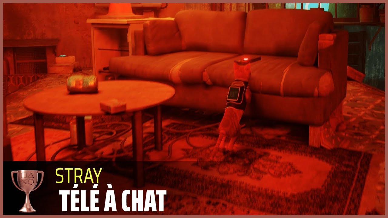 STRAY - Télé à Chat Trophy | PS4 - PS5