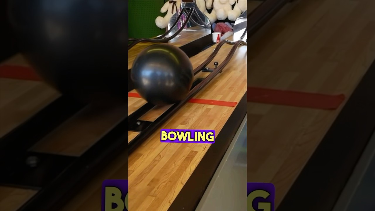 Bowling Ball Carnival Game Win! 🎳