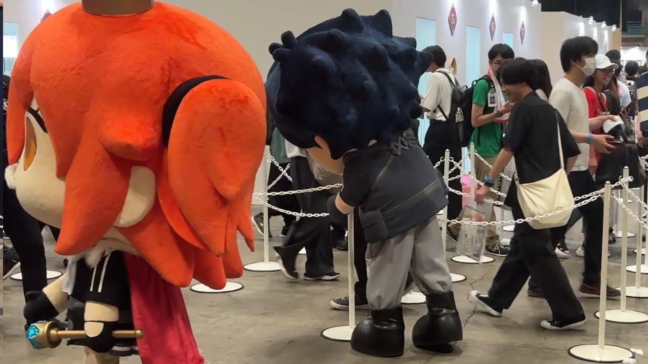 リヨぐだ子が外したチェーンを直す謎丸2連発　FGOフェス2025