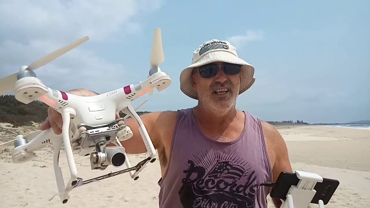 Drone Fishing - DIY $0 line release in action