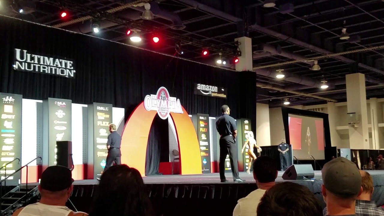 IFBB Fitness Pro Kristine Duba Olympia Pre-Judging