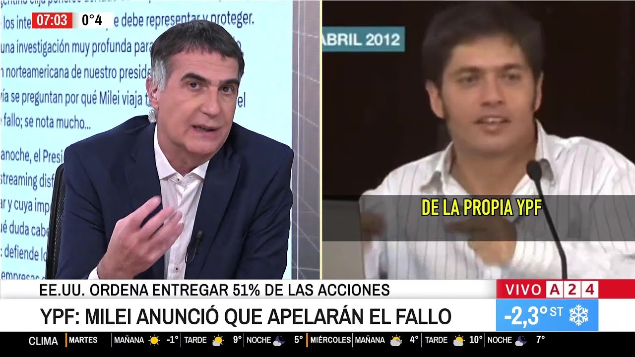 📢 "EL NIVEL DE IGNORANCIA DE KICILLOF ES IMPACTANTE" - ANTONIO LAJE POR EL FALLO CONTRA YPF