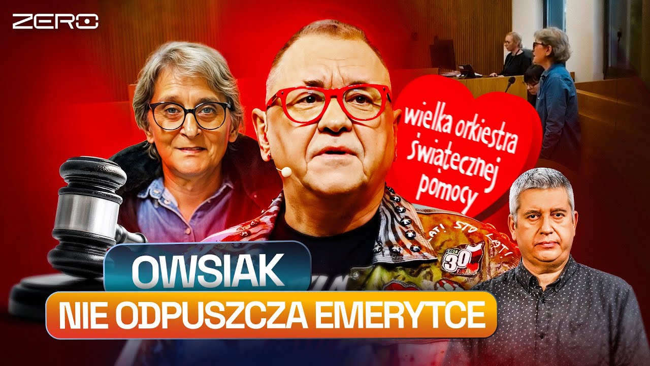 PROCES OWSIAKA Z EMERYTKĄ. NIE BĘDZIE UGODY, BO CHCIAŁA PRZEPROSIN