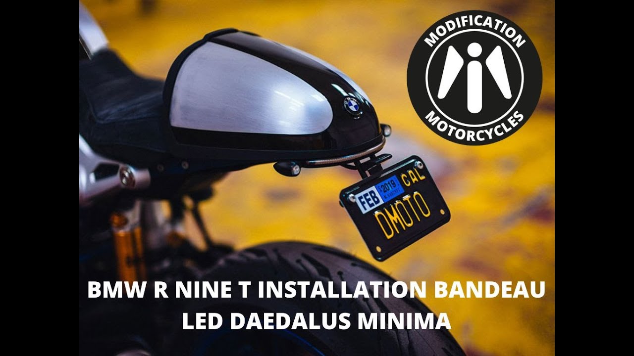 BMW R Nine T - Installation de montage Bandeau LED Daedalus Minima (Anglais)
