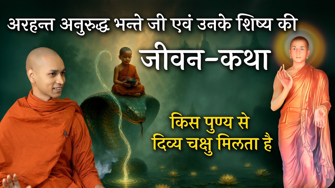 अरहन्त अनुरूद्ध भन्ते जी एवं उनके शिष्य सुमन श्रामणेर की जीवनी | Story of Arhant Anuruddha Thera
