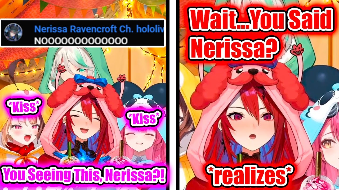 Everyone Starts Kissing Liz When Nerissa Raids Their Collab Stream Until She Realizes...