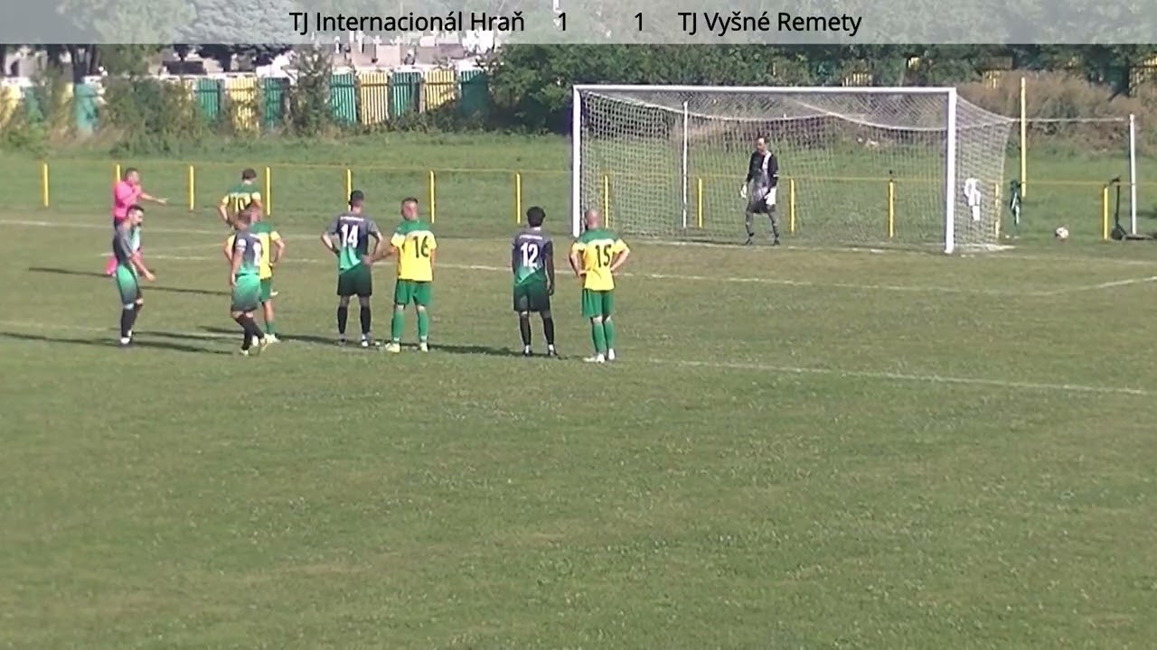 TJ Internacionál Hraň - TJ Vyšné Remety (3:2) VI. Liga Zemplínska 2025/26 Zostrih