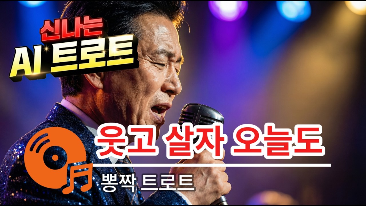 [뽕짝 트로트] 제목 : 웃고 살자 오늘도