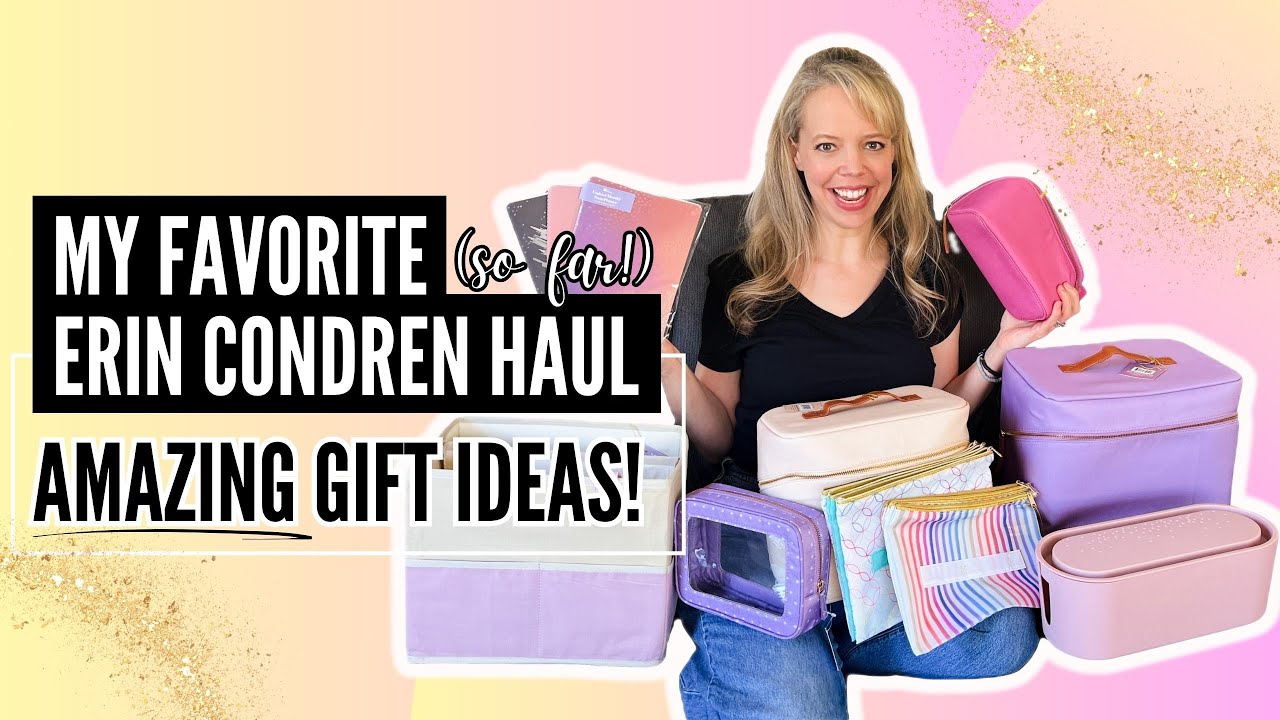 Erin Condren Haul ✨ The Best Organization Gift Ideas! 🎁
