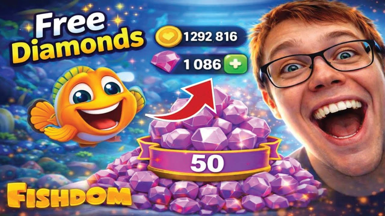 How to Get Free Diamonds in Fishdom 2026 (Legit iPhone Method)