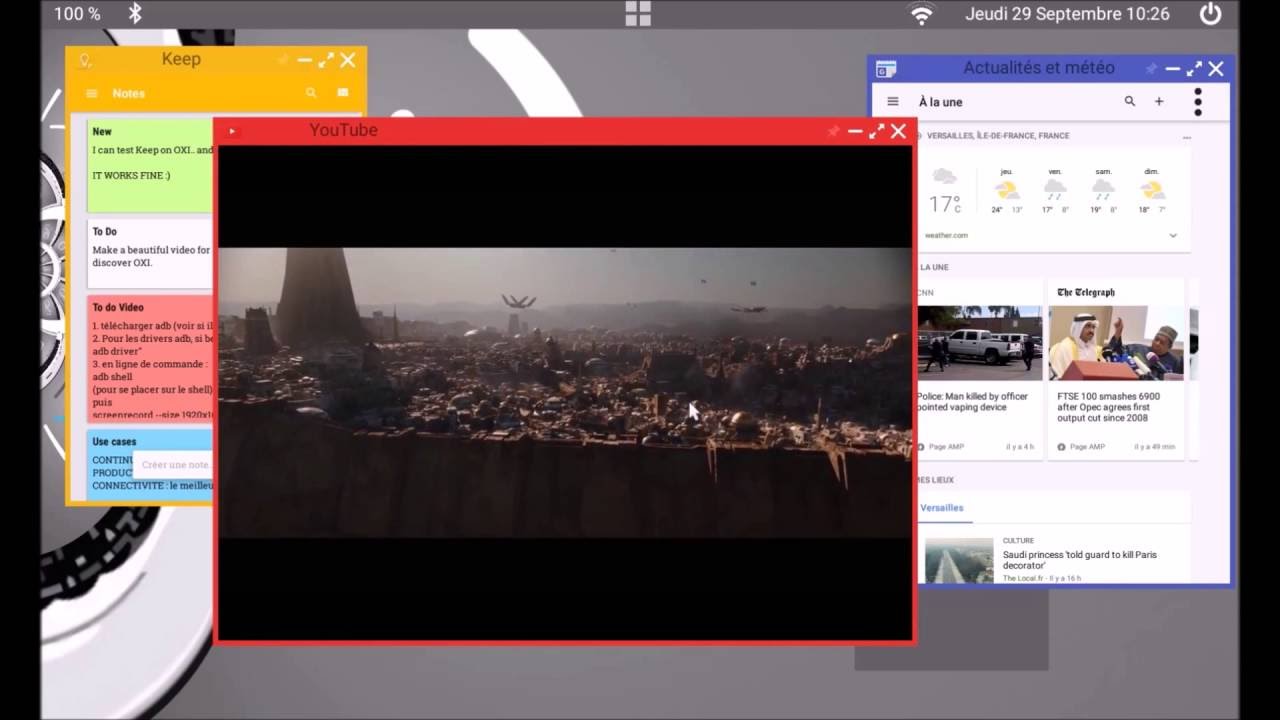 oxi : a new android user interface that turns your smartphone into computer