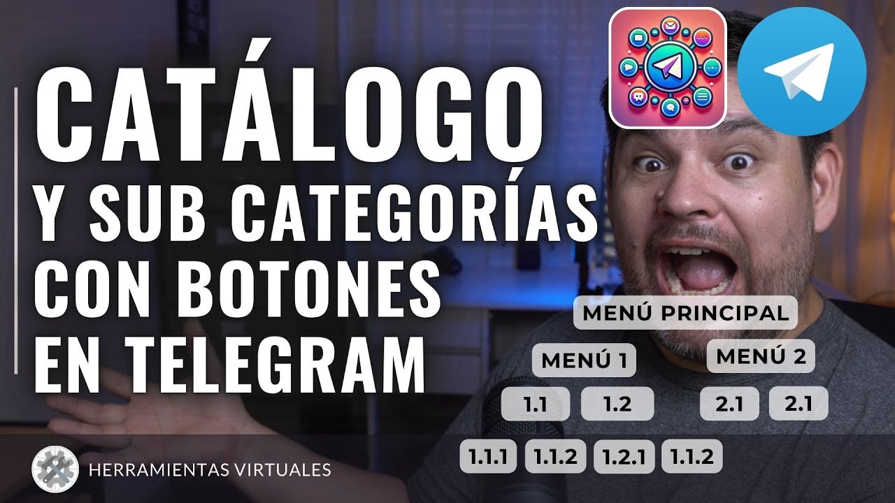 BOTONERAS en Telegram con CATEGORIAS navegables | BH BUTTONS