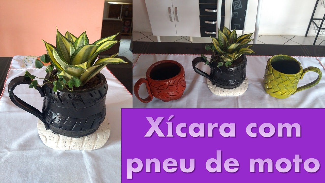 XÍCARA DE PNEU- Aprenda a Fazer
