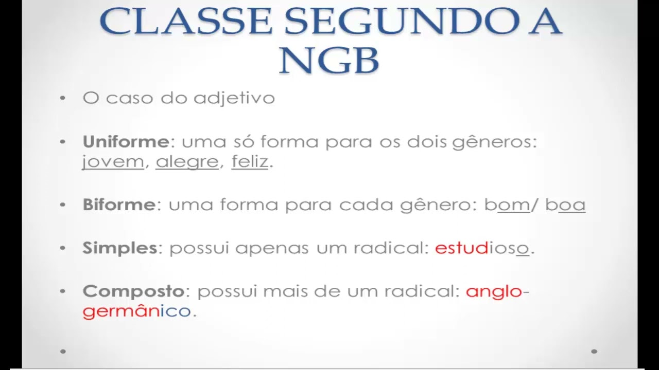 Rudimentos de Morfologia (3) Imprecisões Terminológicas