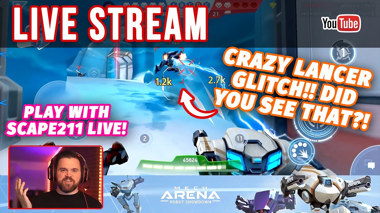 LIVESTREAM FRI 7.30.21 | Custom Matches! | Mech Arena: Robot Showdown