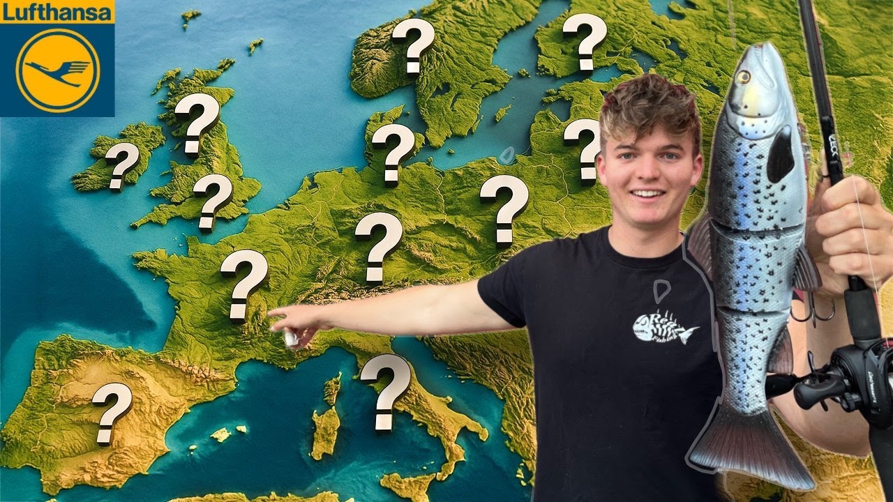 Zufallsflug entscheidet wo wir in Europa landen und angeln !!