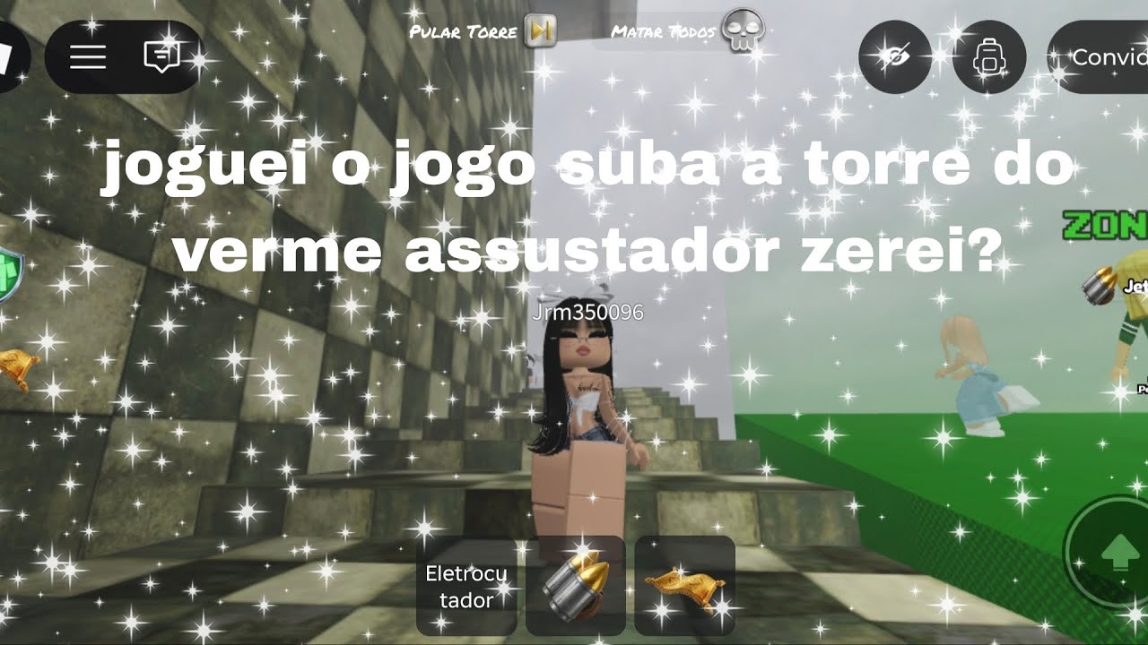 Joguei o jogo suba a torre do verme assustador zerei?