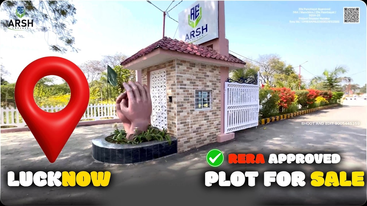 Arsh Enclave plot for sale Lucknow Rate 2500/sqft plot available 1000 upto max