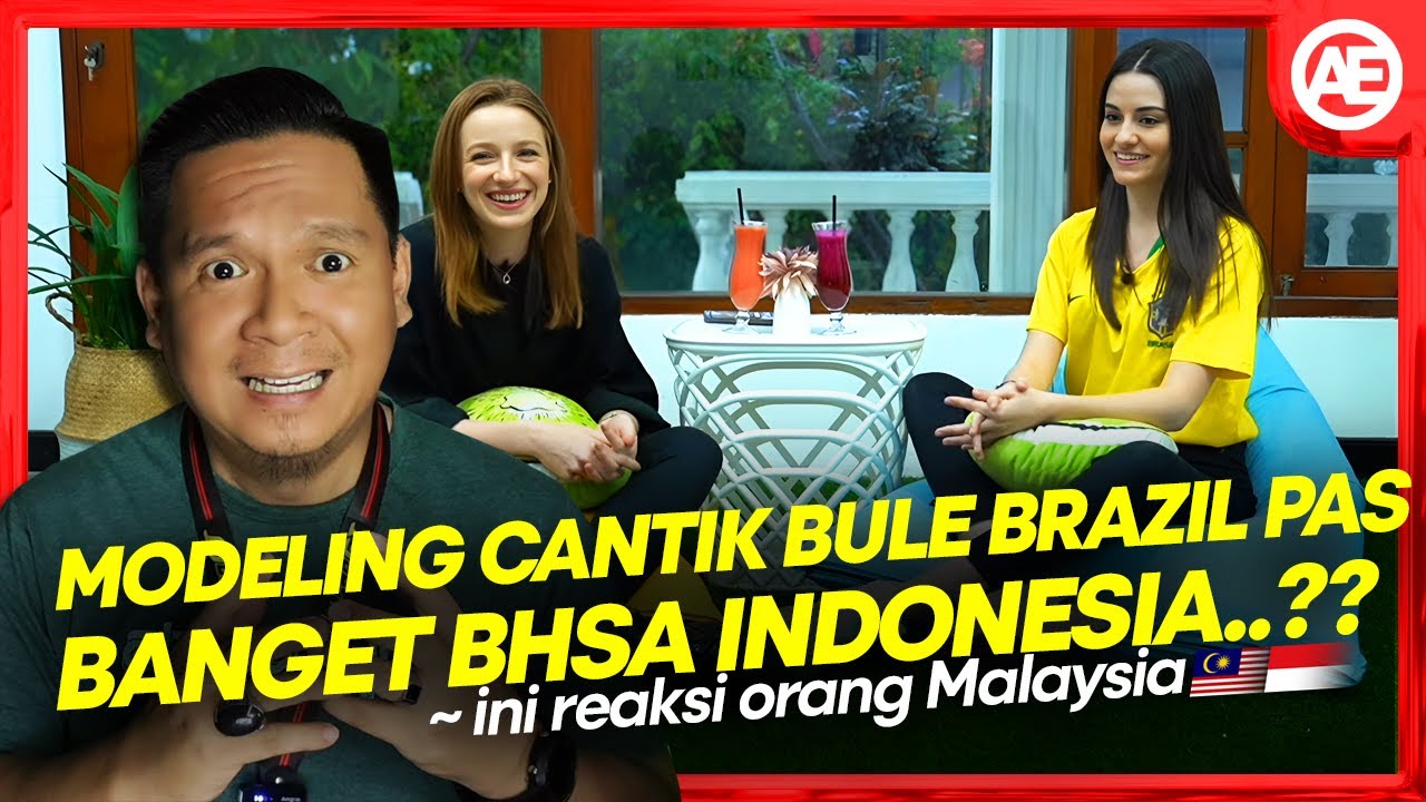 🔴🇮🇩MODELING CANTIK BULE BRAZIL PAS BANGET BICARA BHSA INDONESIA DI HATINYA CINTA INDONESIA..?!