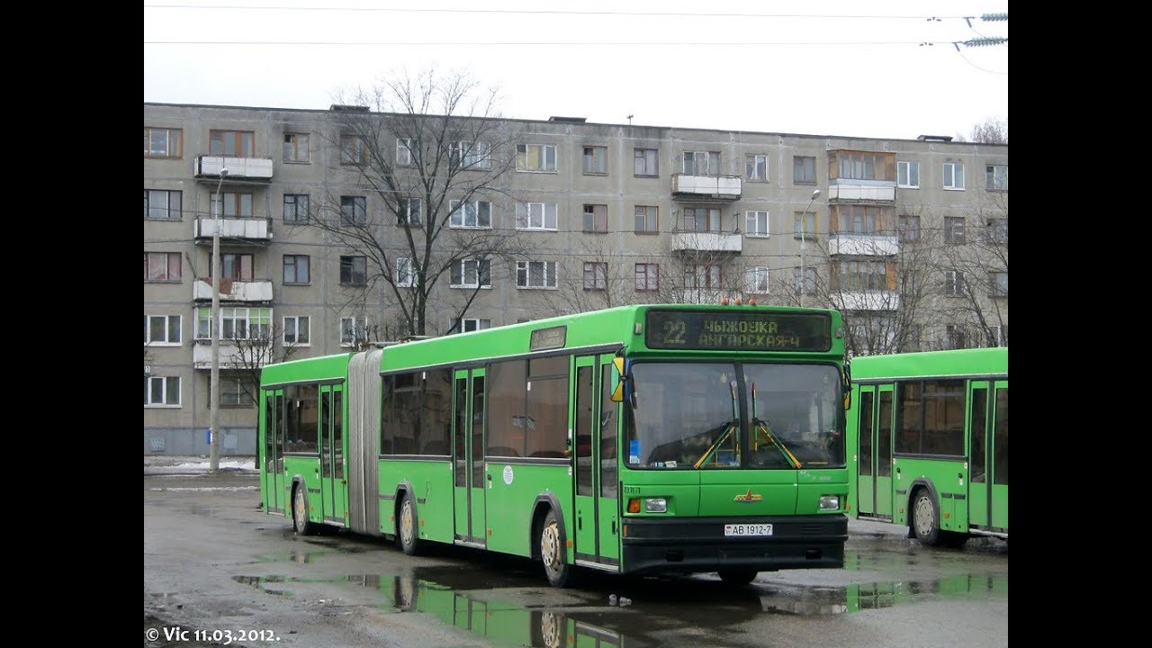 Автобус Минска МАЗ-105.065,гос.№ АВ 1912-7, марш.107 (04.10.2019)