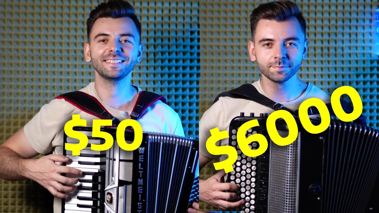 Аккордеон за 500 долларов против 6000 долларов 🪗