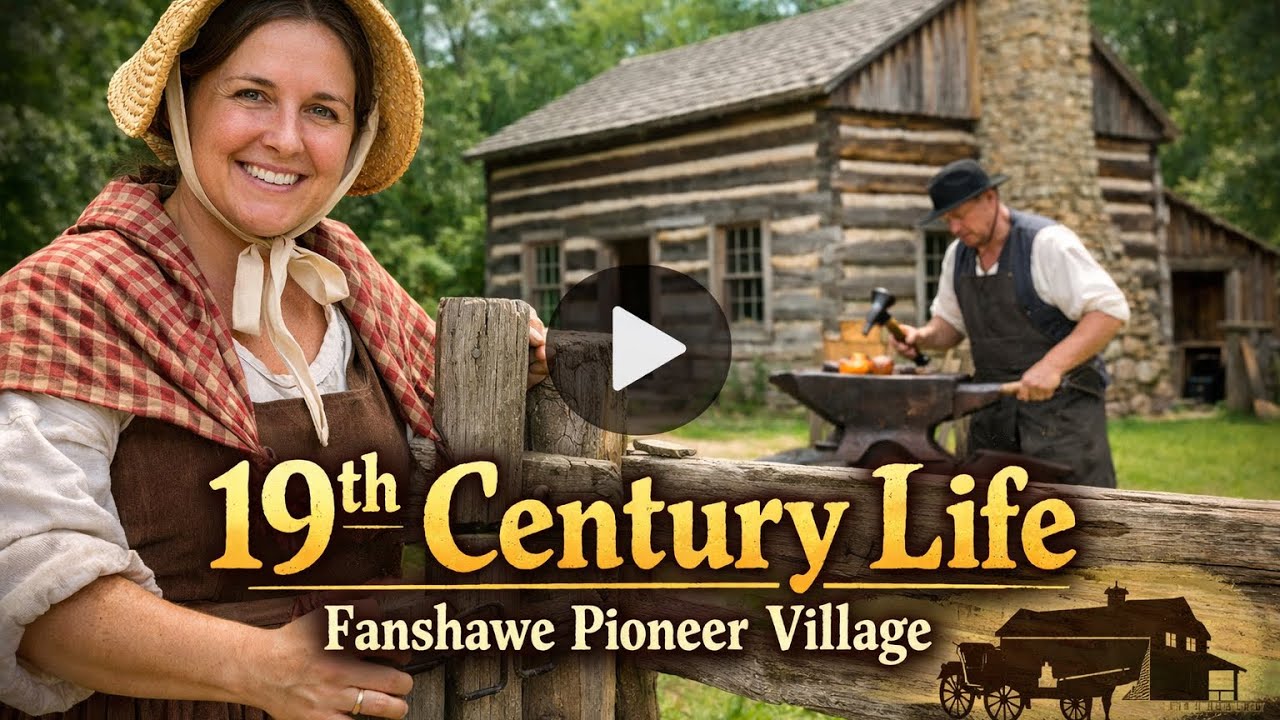 A Walk Through 19th Century Life | Fanshawe Pioneer Village, London