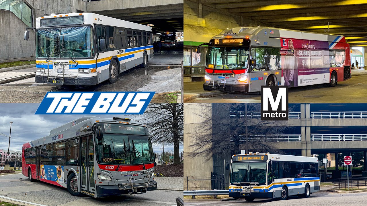WMATA Metrobus and Prince George’s County Transit TheBus Compilation at Hyattsville Crossing Pt. 2