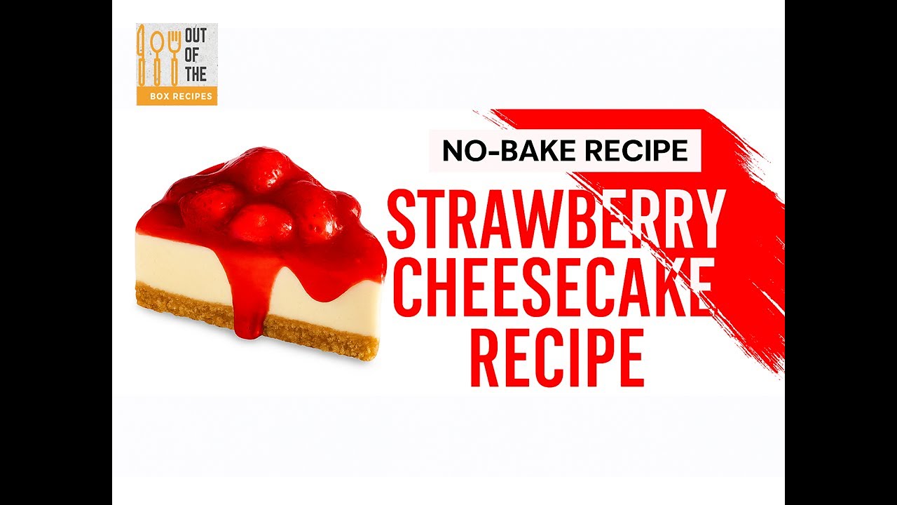 No‑Bake Strawberry Cheesecake Recipe | Easy Creamy Dessert with Fresh Strawberries