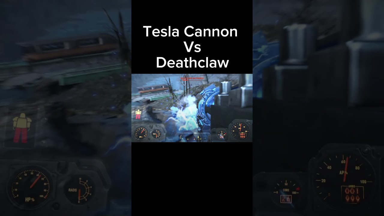 Tesla cannon op af#fallout #fyp #shorts