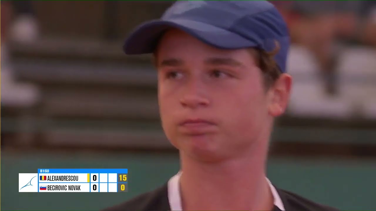 2024 Tennis Europe Junior Masters - Yannick Alexandrescou vs Mark Becirovic Novak