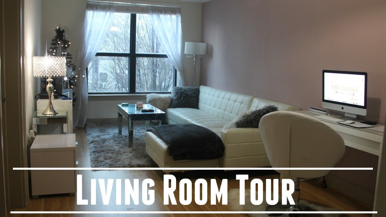♡ Apartment Tour • Living Room Edition • ALL WHITE EVERYTHING ♡