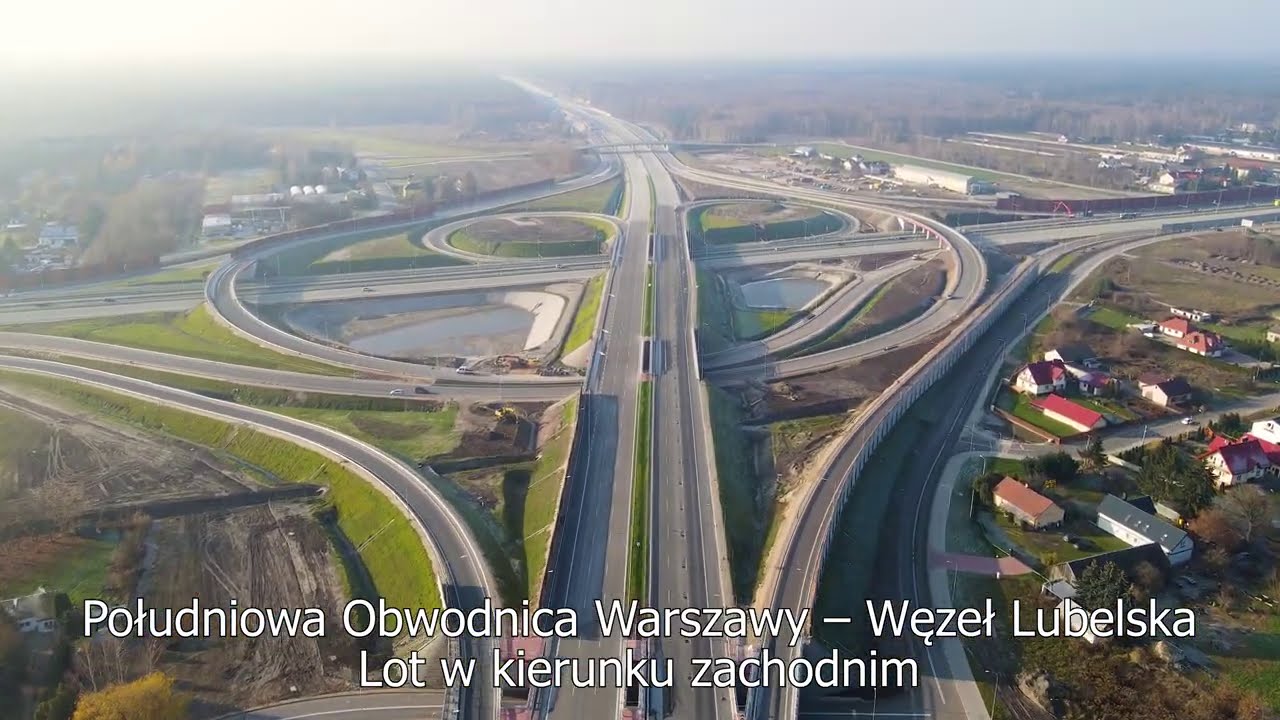 Południowa obwodnica Warszawy - Węzeł Lubelska - Stan budowy na 26-11-2020