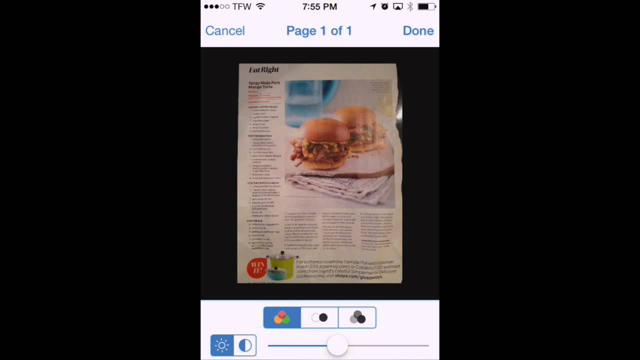 How to Scan and Organize Recipes using your iPhone or iPad and PDFpen Scan+