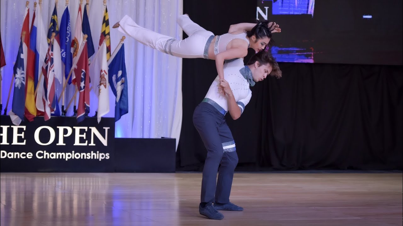 Joel Torgeson and Emily Huang - The Open 2019 - Showcase 7th Place - West Coast Swing