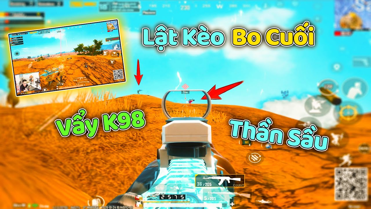 PUBG Mobile | VẨY K98 NHƯ VẨY RAU – BO CUỐI TUẤNHC BÌNH TĨNH LẬT KÈO LÊN TOP 1!
