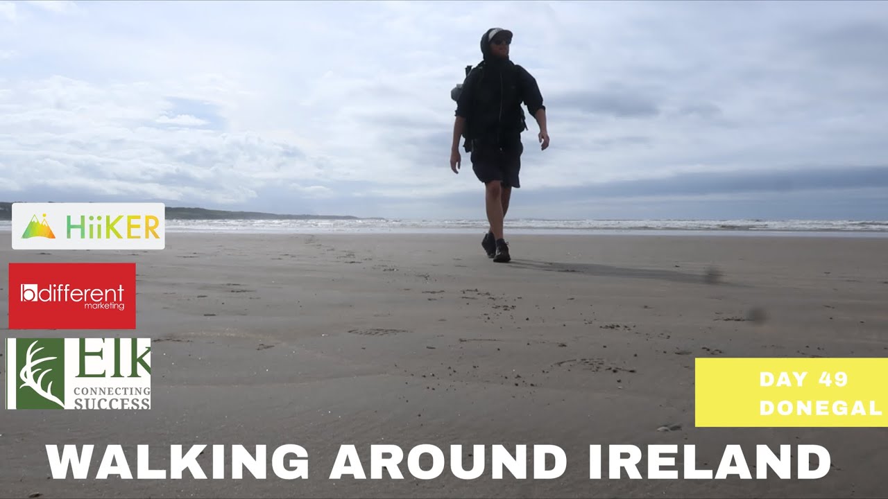 Walking from Bundoran to Rossnowlagh Beach | Ep 49 Walking Around Ireland