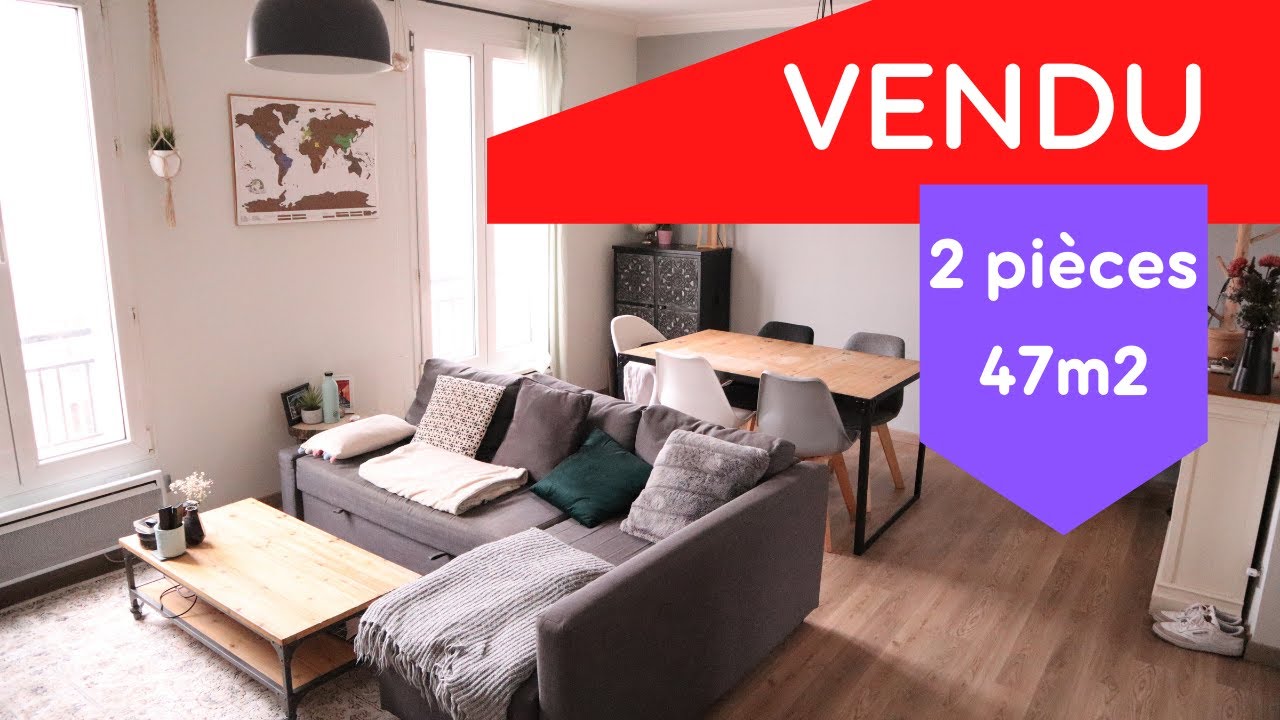 📹 VENDU appartement de 2/3 pièces 48m2 sur Charenton-le-Pont