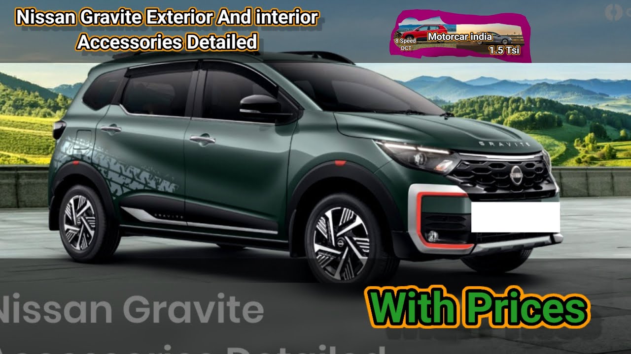 Nissan Gravite Exterior And Interior Accessories Detailed With Prices #motorcarindia #nissangravite 