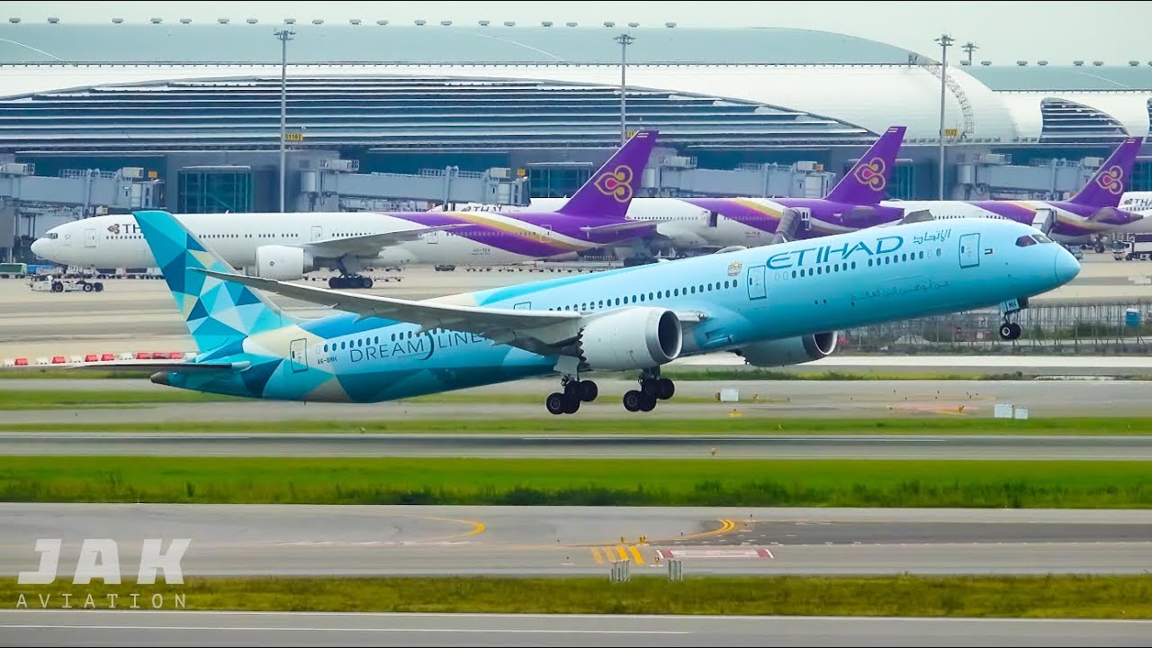 ✈️ 120 of BEST TAKEOFFS and LANDINGS in 1 HOUR | Bangkok Suvarnabhumi Int’L Airport [BKK/VTBS]