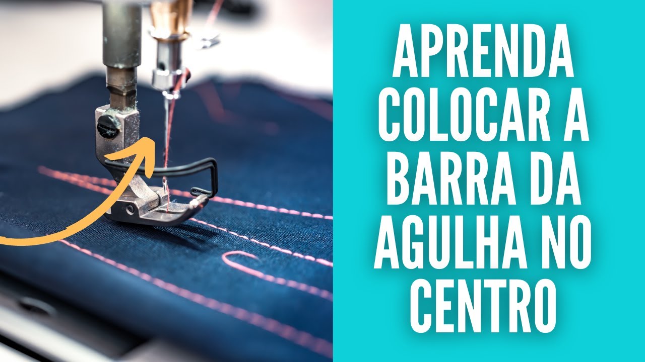 Agulha de máquina de costura fora do centro?  Veja como arrumar