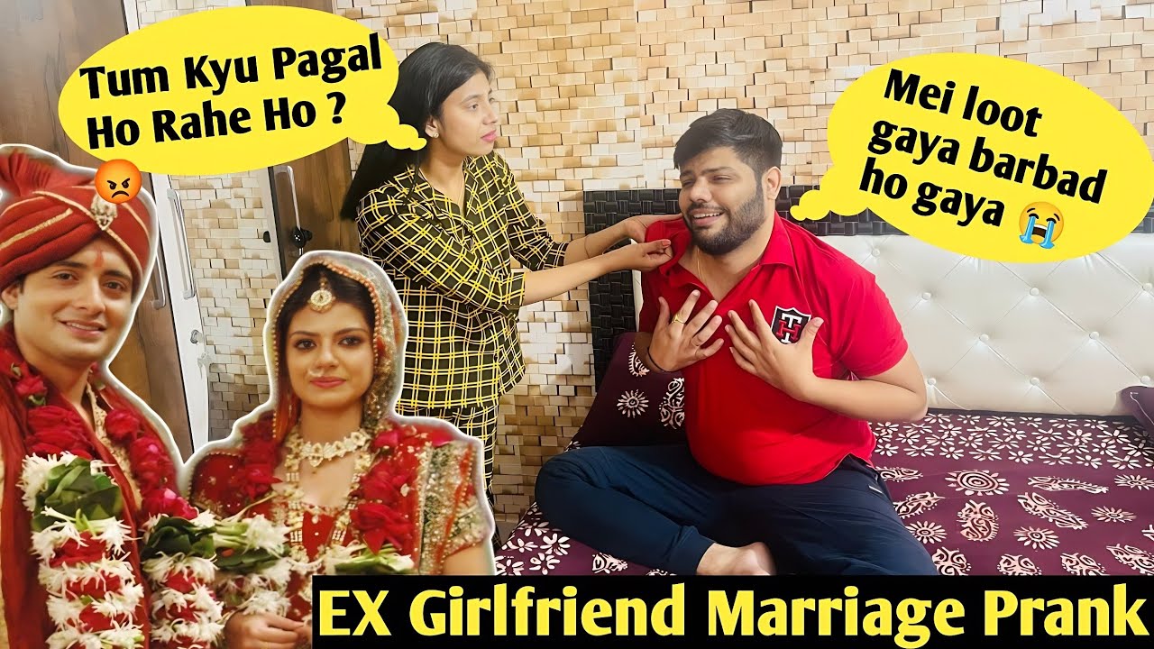 Ex Girlfriend Marriage Prank On Wife || Ultimate Reactions 🤪 || Super Hit Prank ||