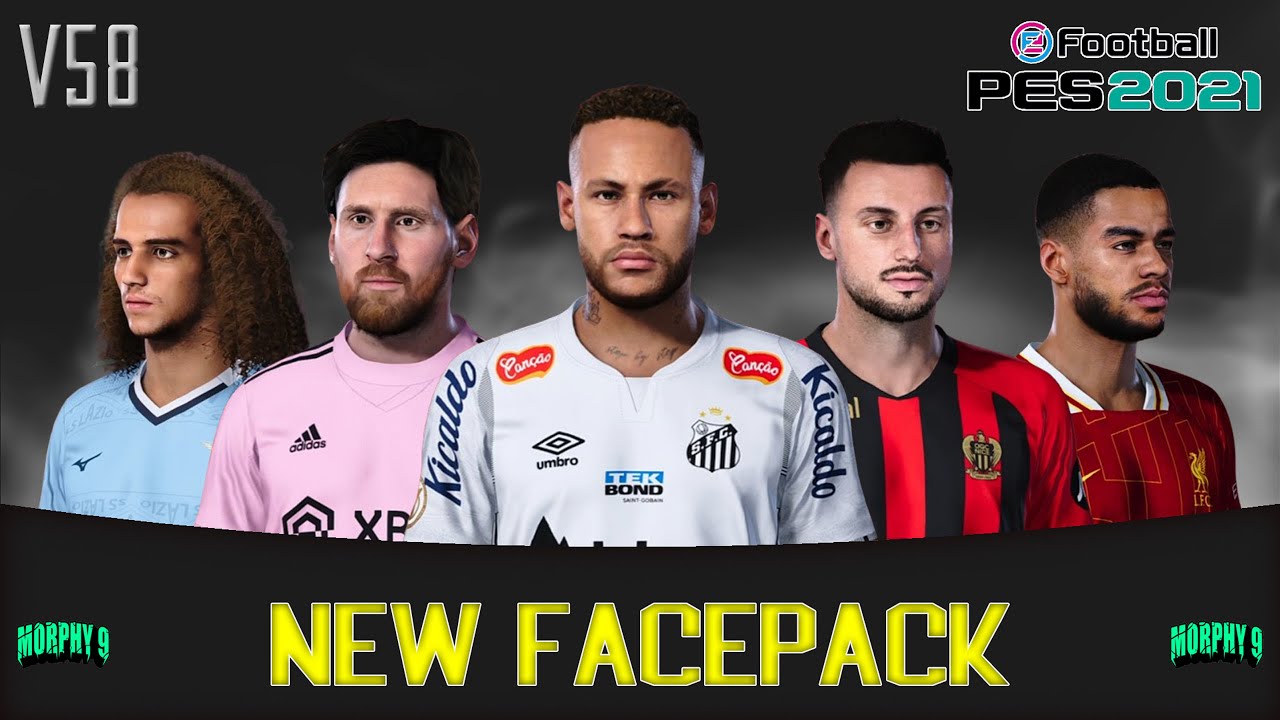 PES 2021 | NEW FACEPACK V58 CPK & SIDER VERSION | FACE MIXED
