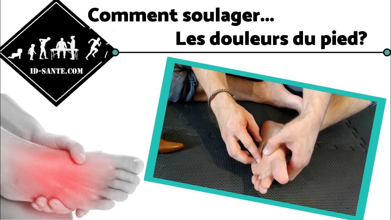 Comment soulager les douleurs du pied ?