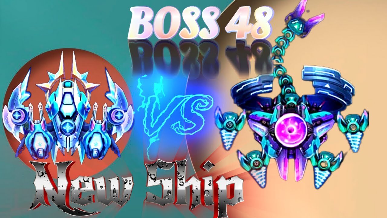 space shooter boss 48 new ship darkblood review by spiderlord official
