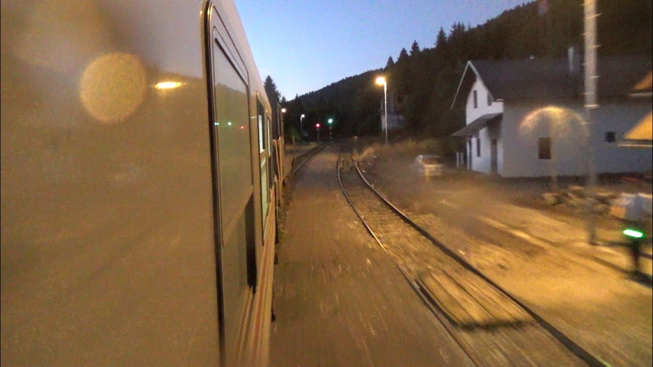 Passenger view (Train Ride EMD GT22HW-2) Plaški - Lička Jesenica (Up to 20‰) 2023