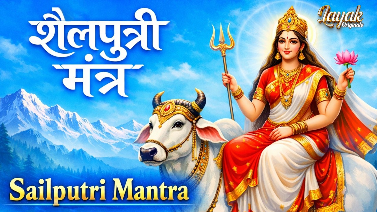 Shailputri Devi Mantra (Navratri First Day) - Peace & Positivity | माँ शैलपुत्री की स्तुति