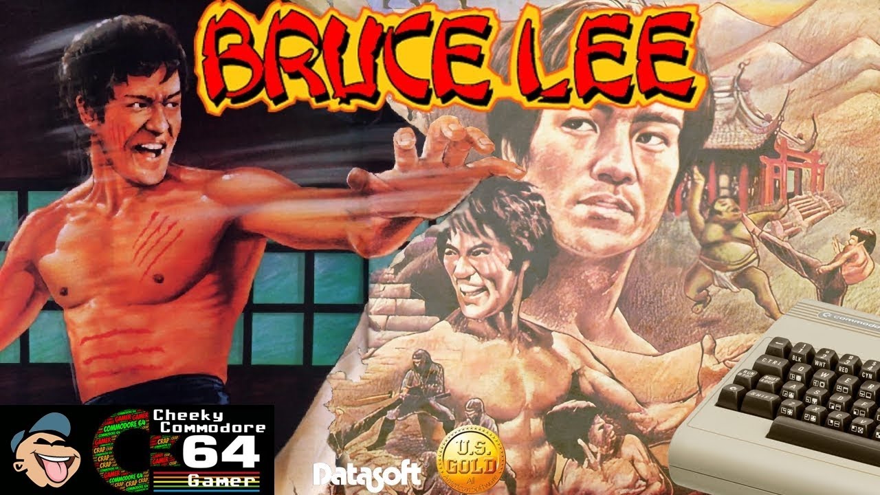 BRUCE LEE &ndash; Commodore 64 (1984) | Datasoft's Martial Arts Platformer Classic