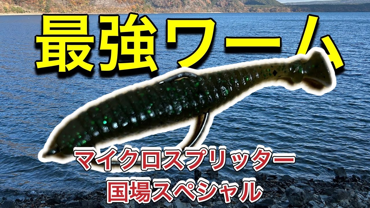 最強のワームで秋を釣り尽くす！